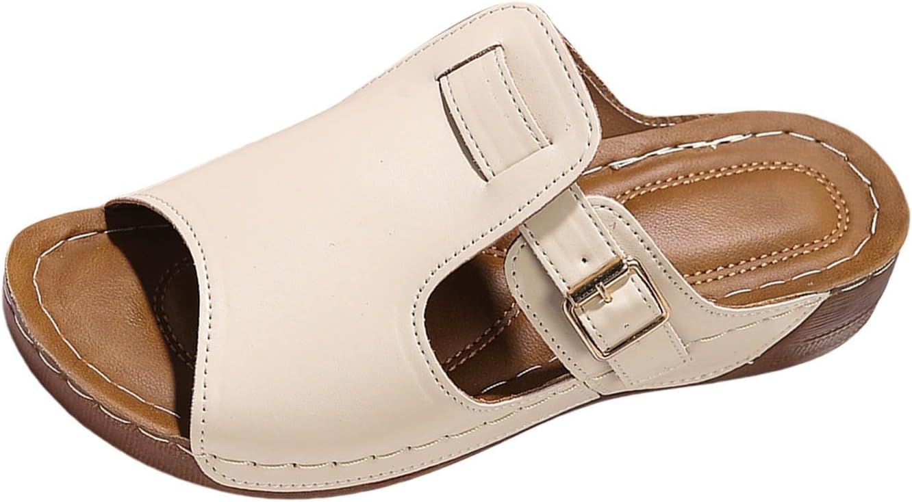 Ортопедические сандалии для женщин, элегантные повседневные прогулочные сандалии, удобные легкие тапочки, комфортные, для отпуска, летние пляжные сандалии, и домашние тапочки с поддержкой свода стопы Generic, бежевый
Ортопедические сандалии для женщин, элегантные повседневные прогулочные сандалии, удобные легкие тапочки, комфортные, для отпуска, летние пляжные сандалии, и домашние тапочки с поддержкой свода стопы Generic, бежевый