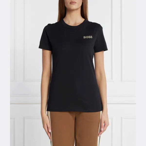 Футболка Alica стандартного кроя с логотипом Boss, черный
Футболка Alica стандартного кроя с логотипом Boss, черный