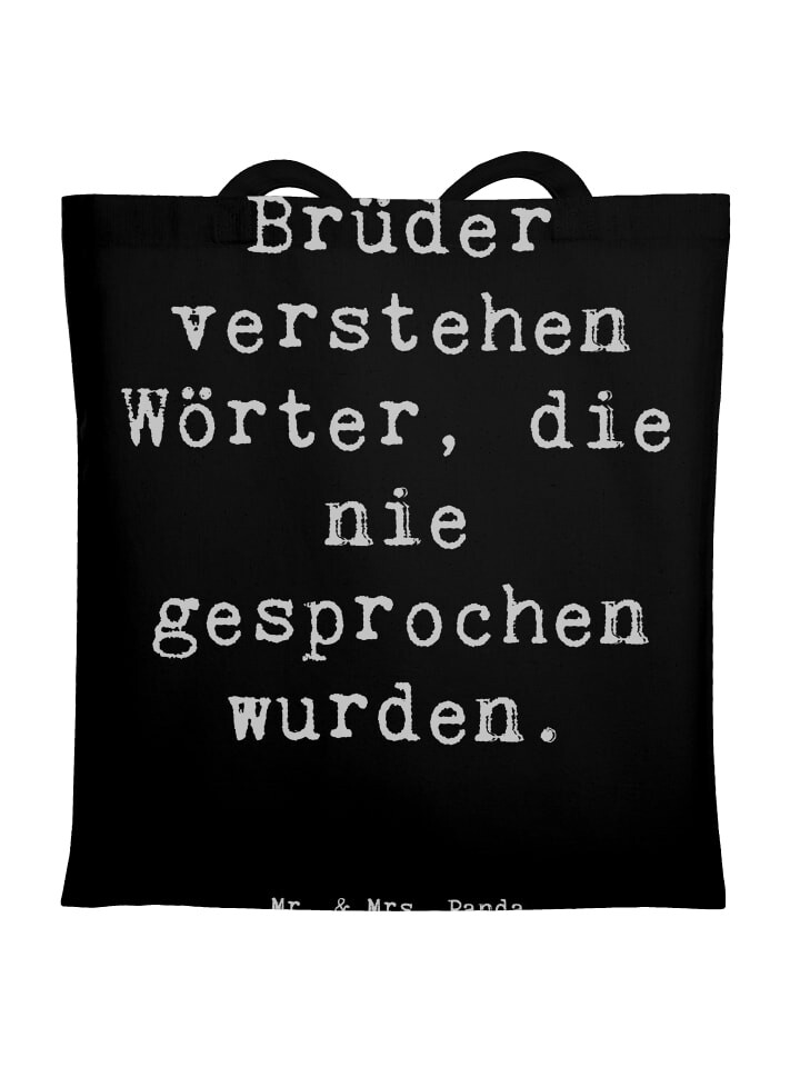 Сумка для переноски Mr & Mrs Panda Bruderverständnis, черный
Сумка для переноски Mr & Mrs Panda Bruderverständnis, черный