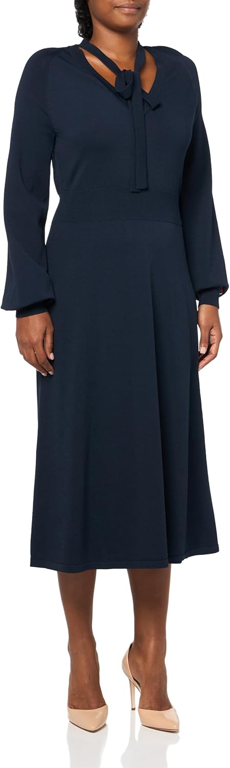 Женский свитер Tommy Hilfiger с длинными рукавами, спортивное платье длины миди, Sky Captain
Женский свитер Tommy Hilfiger с длинными рукавами, спортивное платье длины миди, Sky Captain