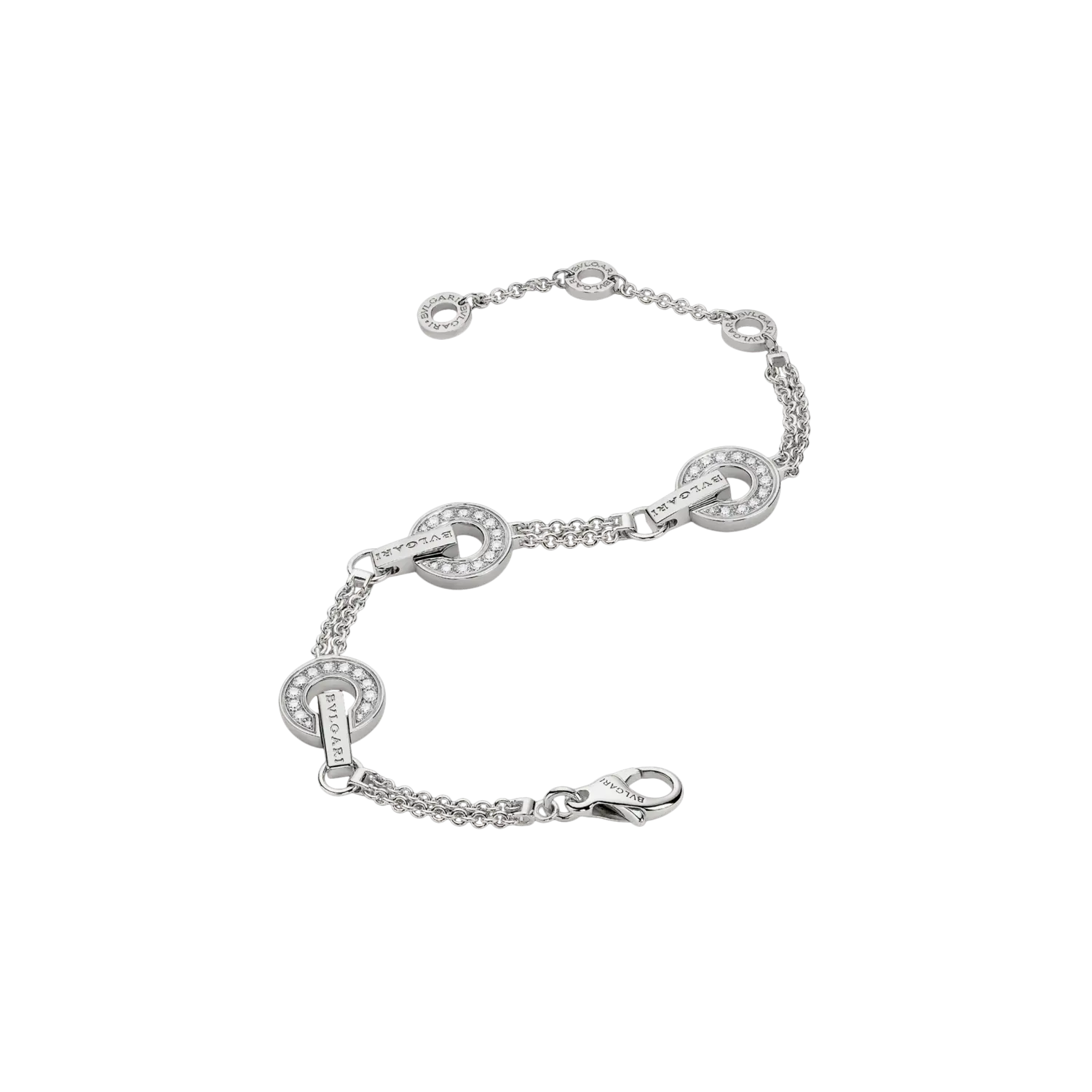 Браслет из белого золота с бриллиантами Bulgari
Браслет из белого золота с бриллиантами Bulgari