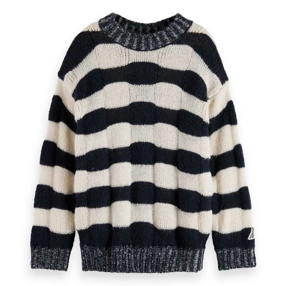 Свитер Scotch & Soda Loose-Fit Chunky Striped, бежевый
Свитер Scotch & Soda Loose-Fit Chunky Striped, бежевый