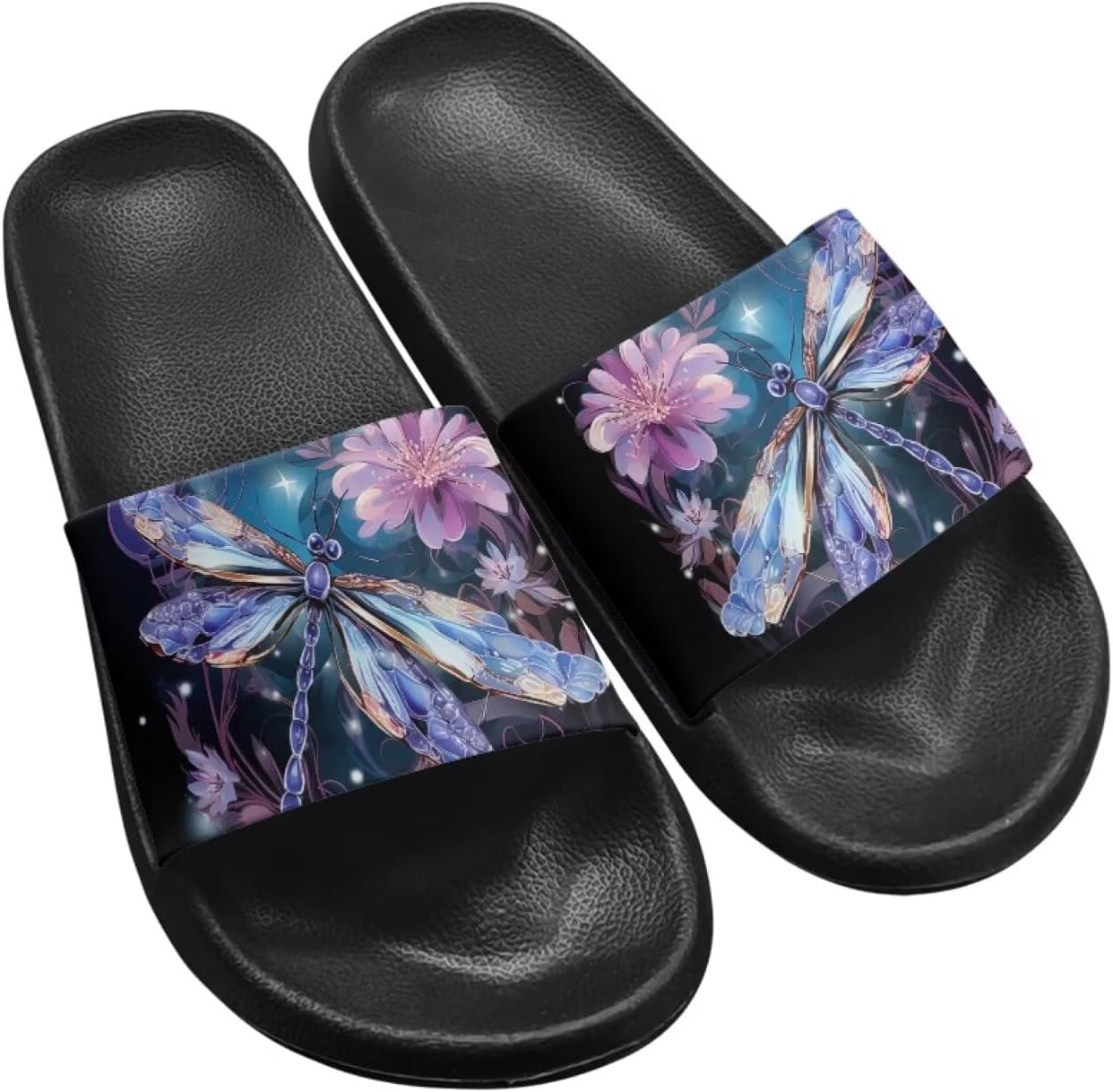Женские слипоны-сандалии Jeiento, нескользящие тапочки для ванной, удобные, легкие, с толстой подошвой, сандалии для пляжа, бассейна и спортзала, Galaxy Bling Flower Dragonfly
Женские слипоны-сандалии Jeiento, нескользящие тапочки для ванной, удобные, легкие, с толстой подошвой, сандалии для пляжа, бассейна и спортзала, Galaxy Bling Flower Dragonfly