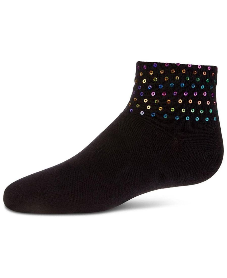 Разноцветные носки-браслет из хлопковой смеси с пайетками для маленьких девочек MeMoi, Black
Разноцветные носки-браслет из хлопковой смеси с пайетками для маленьких девочек MeMoi, Black