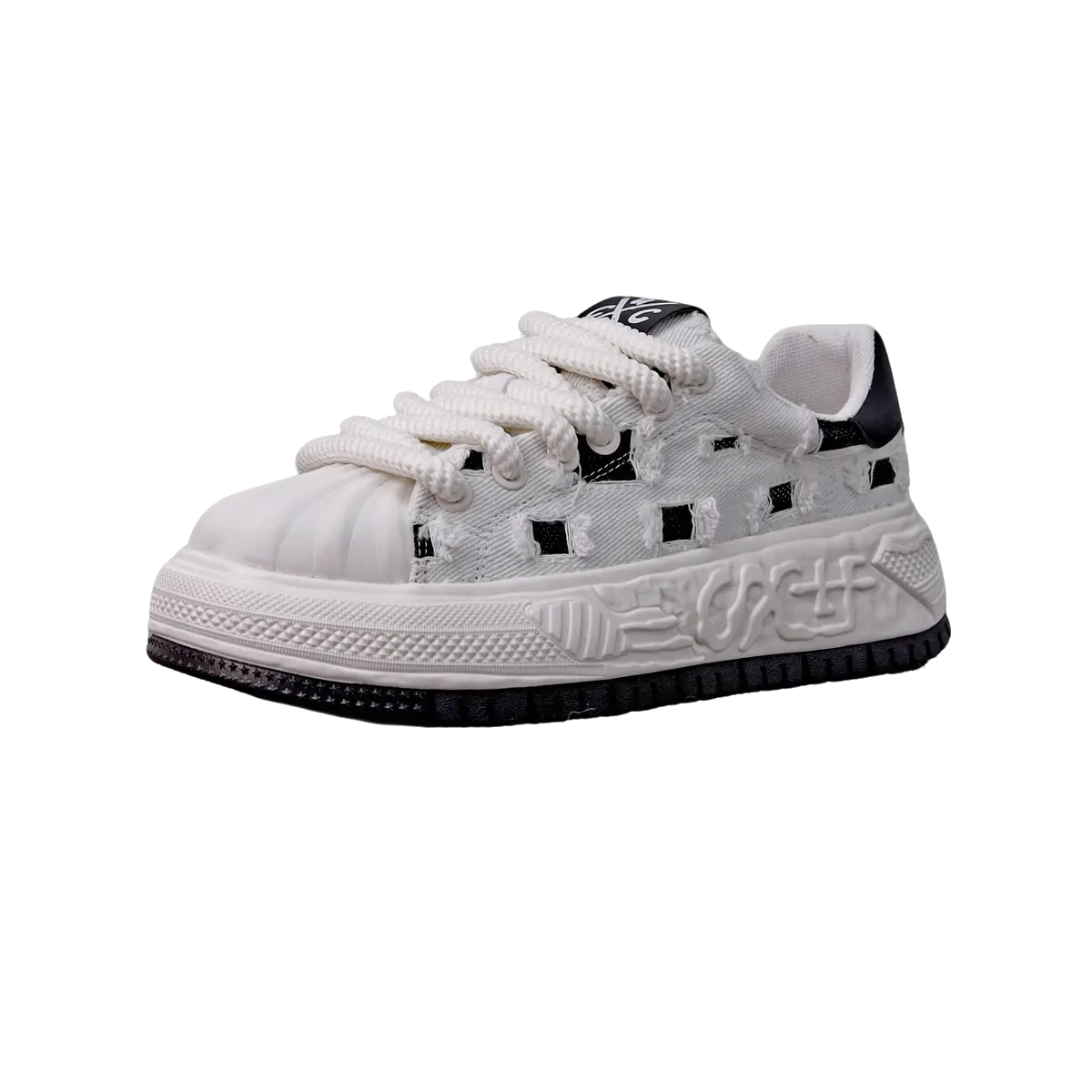 Banas UCOC x Low Top Скейтерские кроссовки мужские бело-черные, цвет White Black
Banas UCOC x Low Top Скейтерские кроссовки мужские бело-черные, цвет White Black
