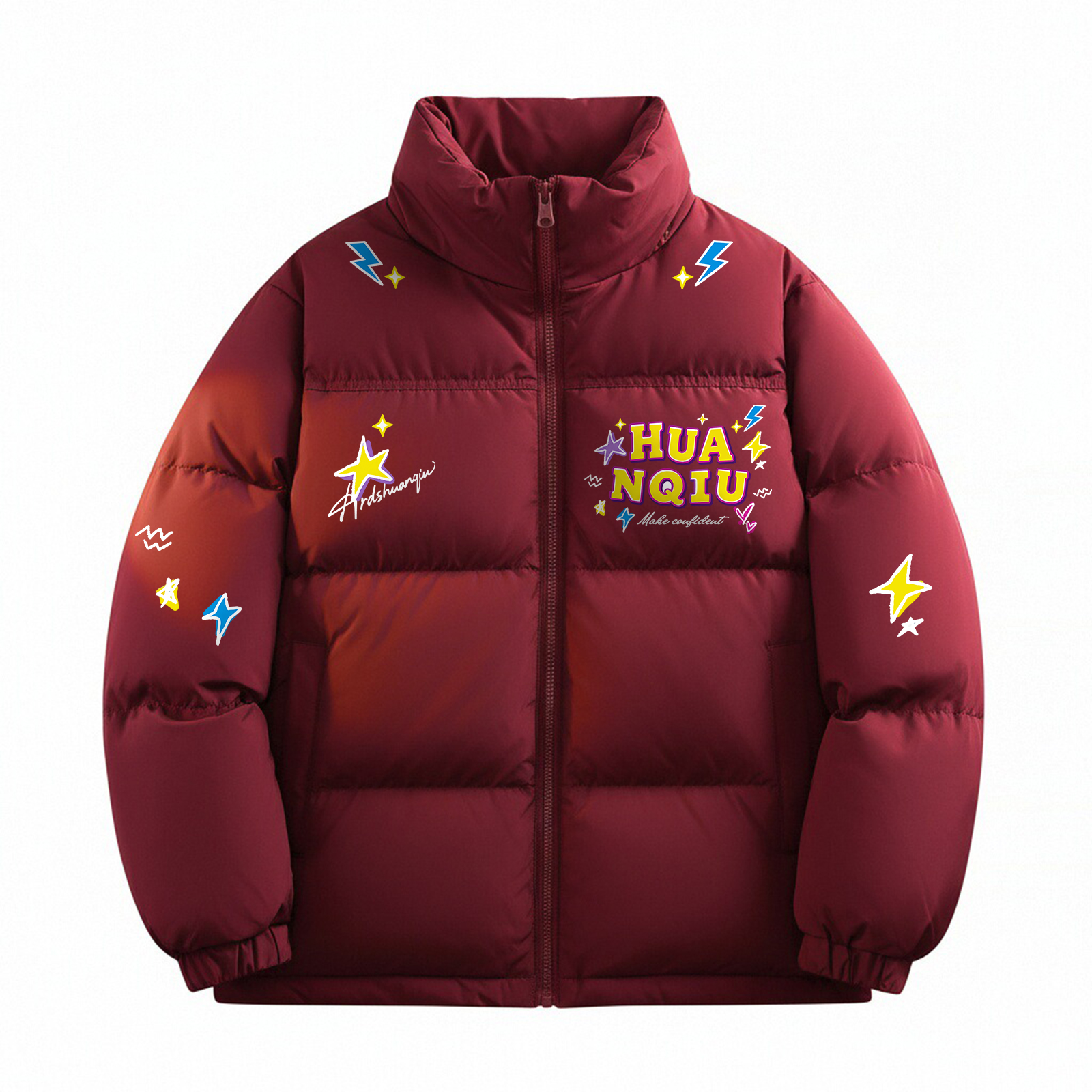 Пуховик Unisex с воротником стойкой утепленный HUANQIU, burgundy
Пуховик Unisex с воротником стойкой утепленный HUANQIU, burgundy
