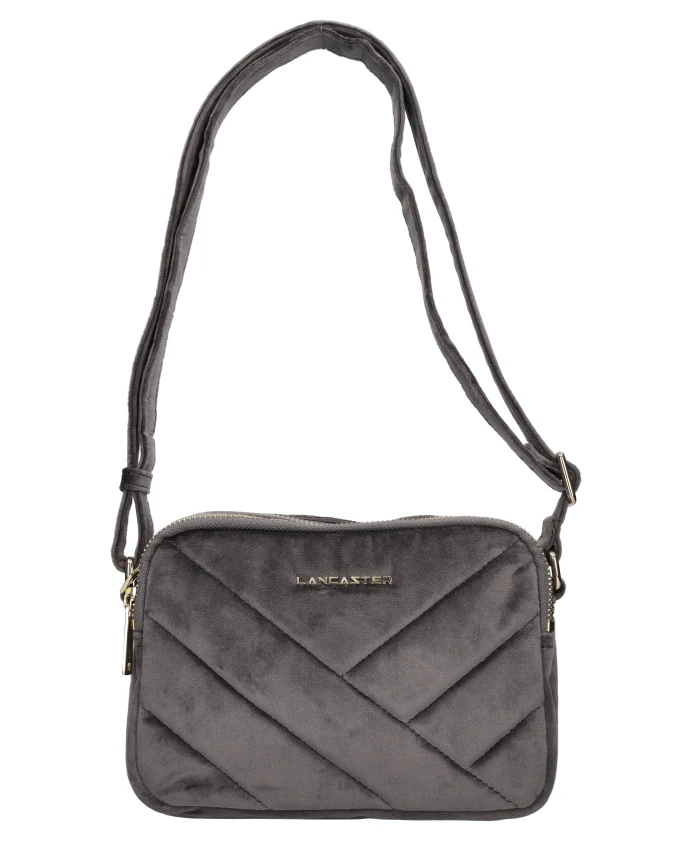 Бархатная стеганая сумка Lancaster, серый
Бархатная стеганая сумка Lancaster, серый