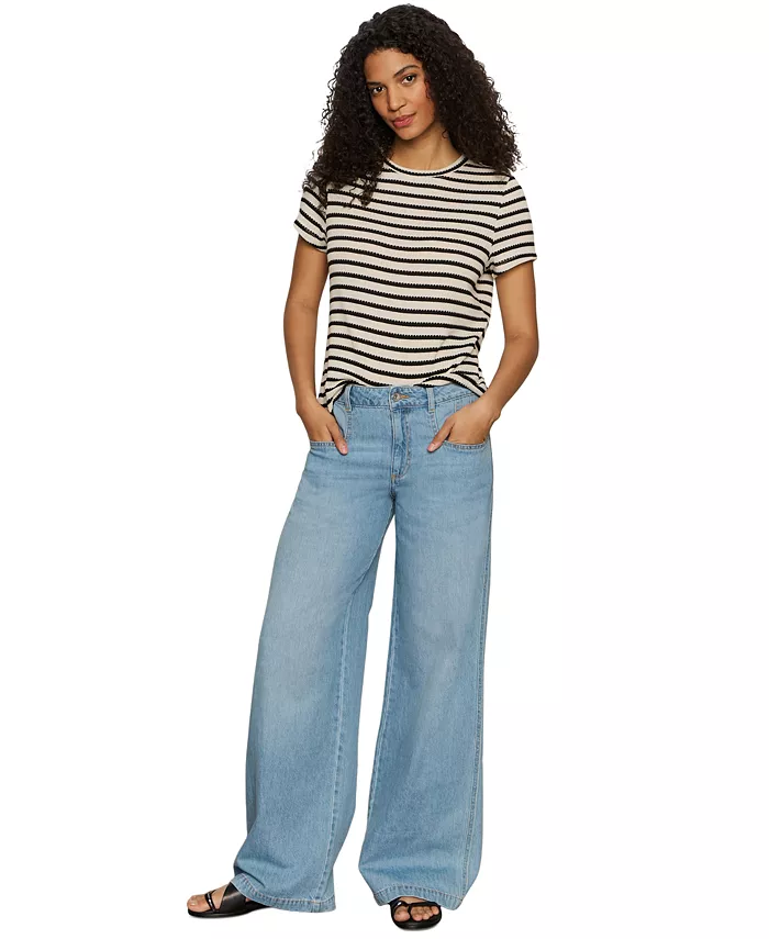 Женская полосатая текстурированная футболка с круглым вырезом Sanctuary, мультиколор
Женская полосатая текстурированная футболка с круглым вырезом Sanctuary, мультиколор