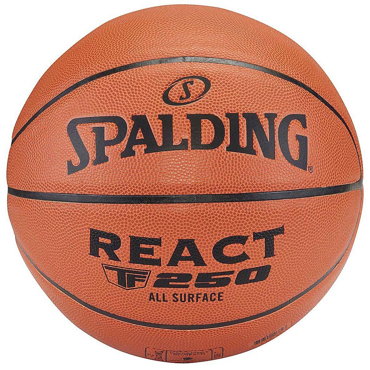 Композитный баскетбольный мяч React TF-250 Sz7 Spalding, оранжевый
Композитный баскетбольный мяч React TF-250 Sz7 Spalding, оранжевый