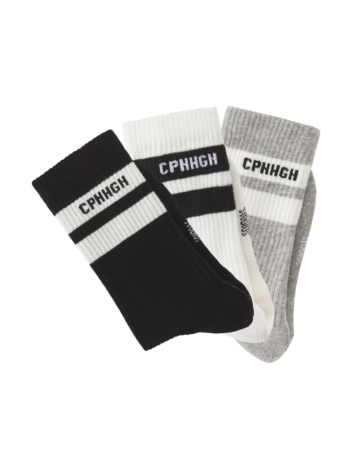 Copenhagen Studios Теннисные носки: 1 шт. черные, 1 шт. кремовые, 1 шт. серые с пятнистым рисунком
Copenhagen Studios Теннисные носки: 1 шт. черные, 1 шт. кремовые, 1 шт. серые с пятнистым рисунком