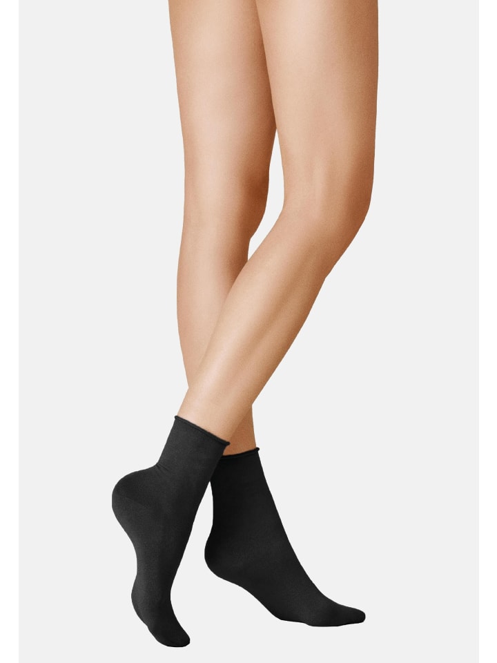 Kunert Чувственные хлопковые носки с закругленным краем, черные
Kunert Чувственные хлопковые носки с закругленным краем, черные