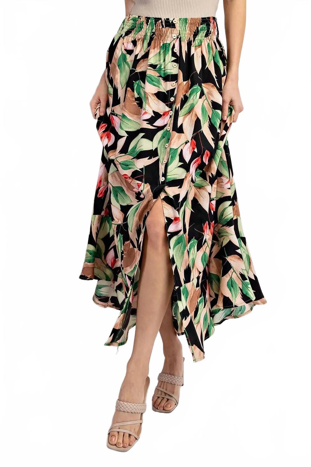 Eesome Длинная юбка на пуговицах, черная
Eesome Длинная юбка на пуговицах, черная