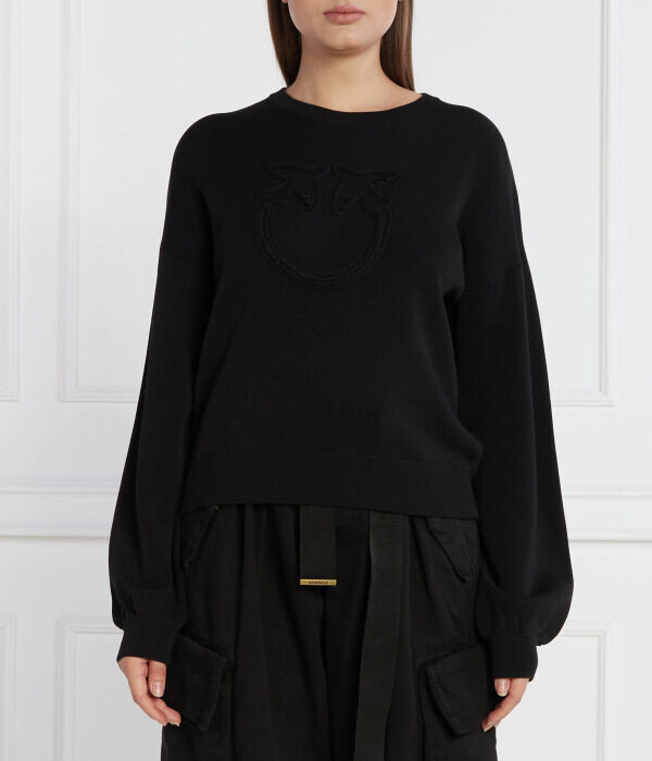 Толстовка женская Pinko с объемными рукавами, черный
Толстовка женская Pinko с объемными рукавами, черный