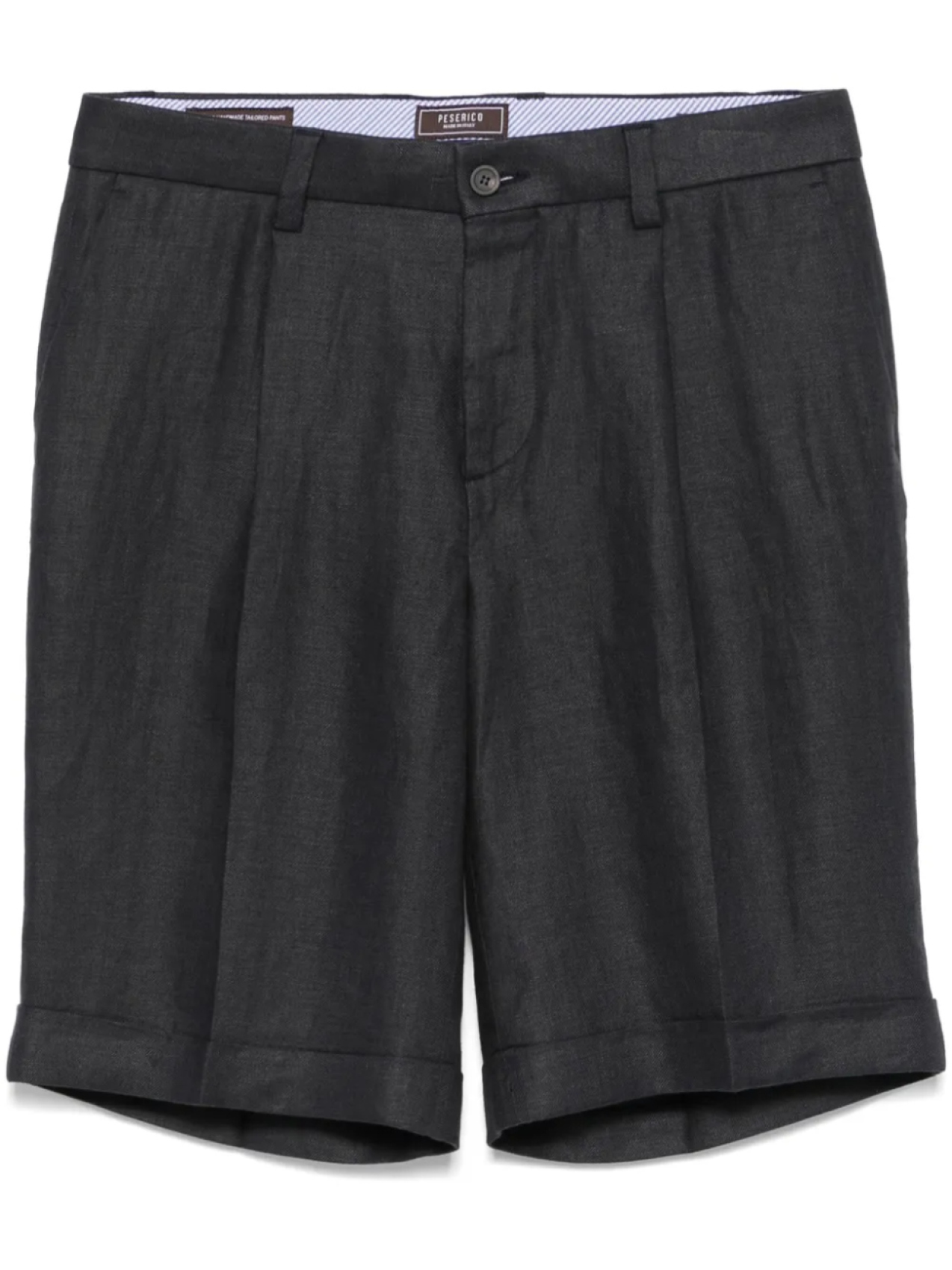 Льняные шорты-бермуды Peserico, синий 
Льняные шорты-бермуды Peserico, синий