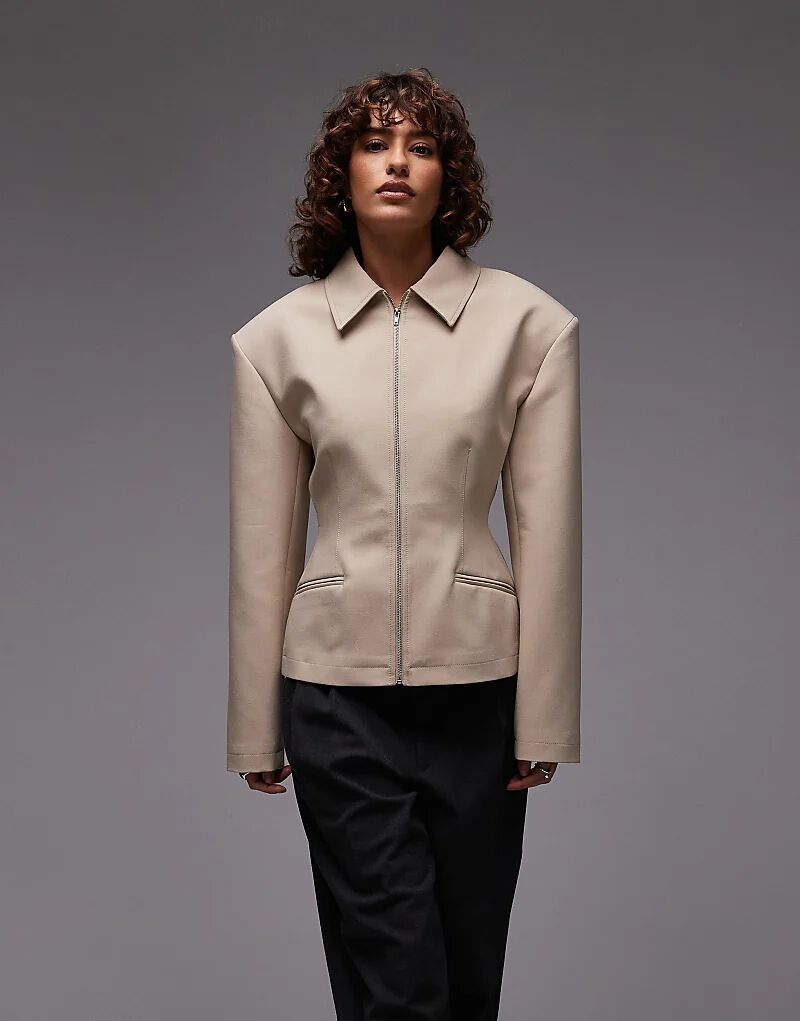 Куртка ASOS DESIGN, приталенная, с застежкой на талию и молнией, верблюжий цвет
Куртка ASOS DESIGN, приталенная, с застежкой на талию и молнией, верблюжий цвет