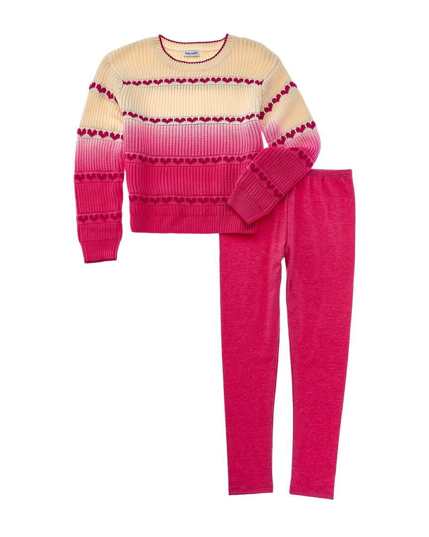 Великолепный комплект из 2 предметов: свитер и леггинсы Ombre Hearts Splendid, розовый
Великолепный комплект из 2 предметов: свитер и леггинсы Ombre Hearts Splendid, розовый
