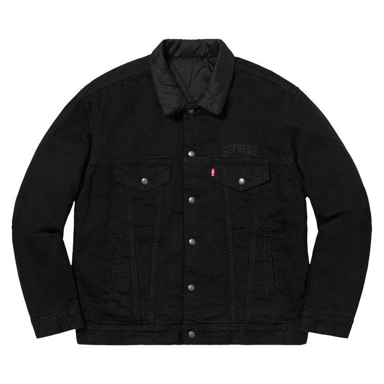 Куртка Supreme x Levis Quilted Reversible Trucker, Washed Black
Куртка Supreme x Levis Quilted Reversible Trucker, Washed Black