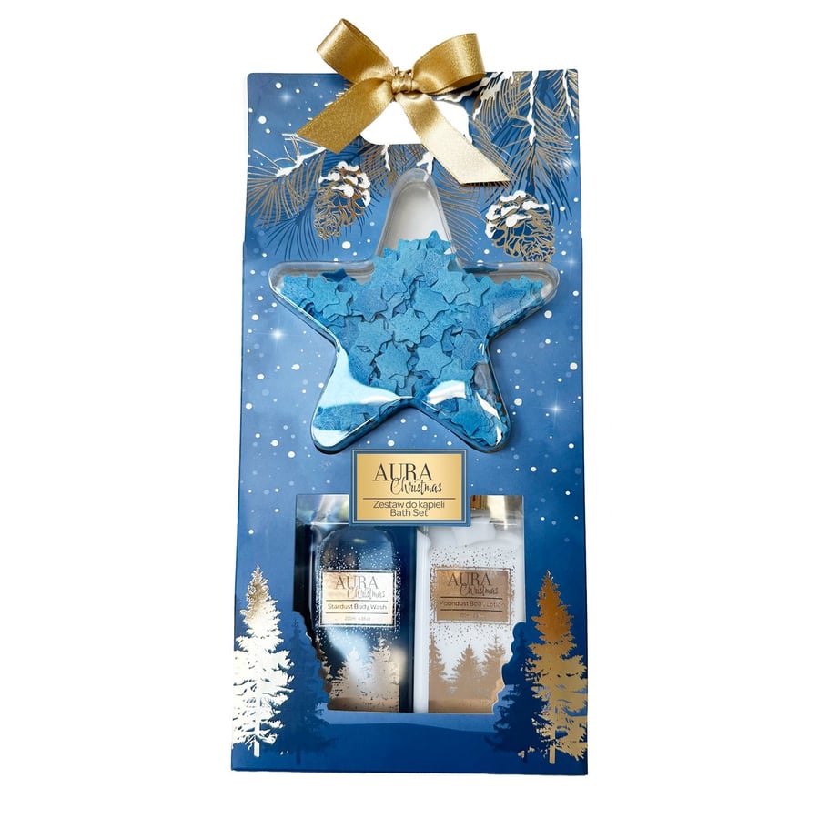 Рождественский набор AURA: гель, бальзам и мыльные хлопья
Рождественский набор AURA: гель, бальзам и мыльные хлопья
