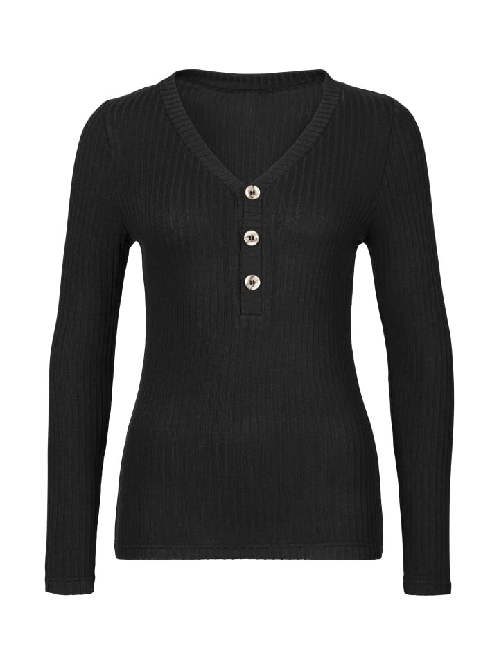 Рубашка с длинным рукавом LASCANA, черный
Рубашка с длинным рукавом LASCANA, черный