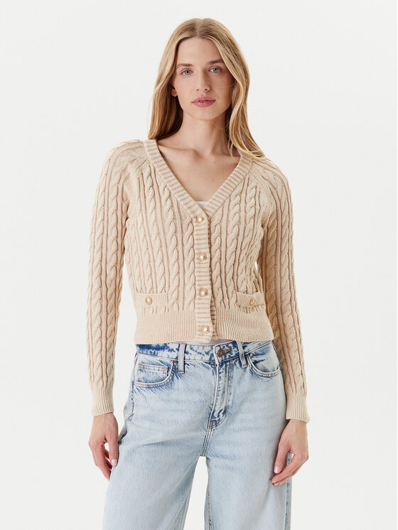 Кардиган обычного кроя W5YR15 Z3OU0 Guess, бежевый
Кардиган обычного кроя W5YR15 Z3OU0 Guess, бежевый