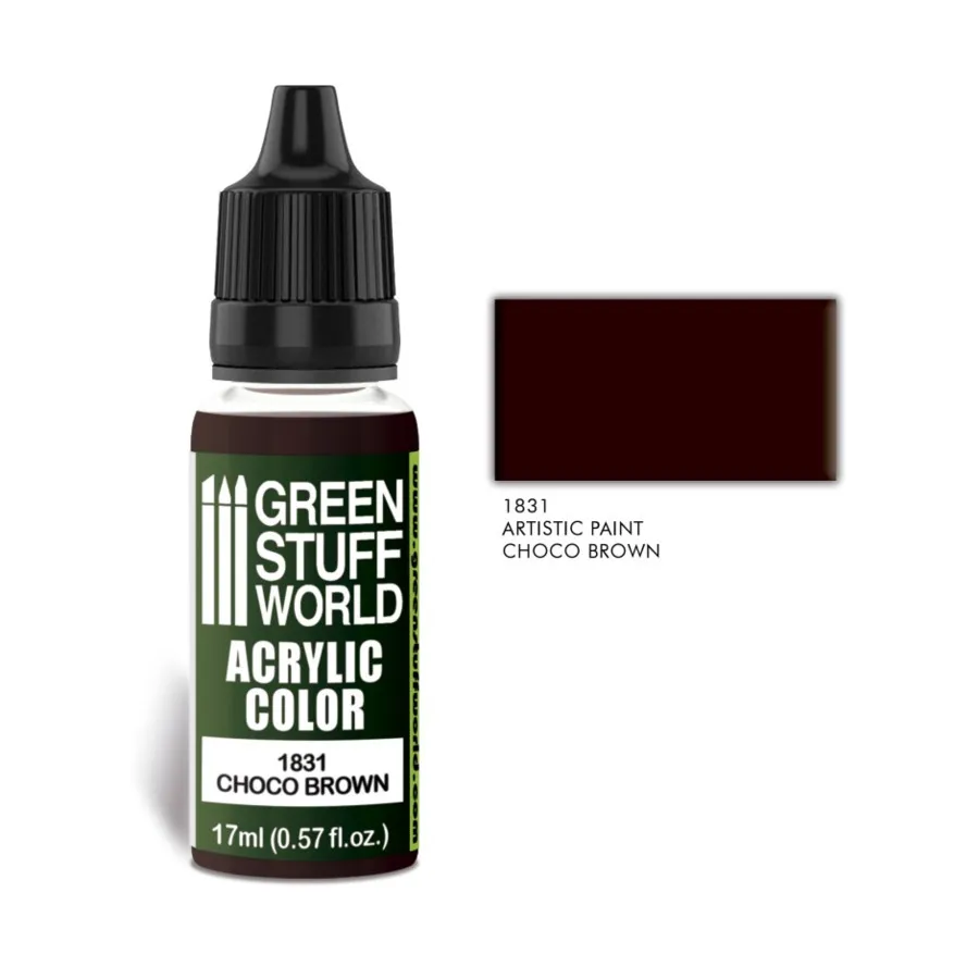 Чоко Браун, Paint - Acrylic Color Paint - 17ml (Green Stuff World)
Чоко Браун, Paint - Acrylic Color Paint - 17ml (Green Stuff World)