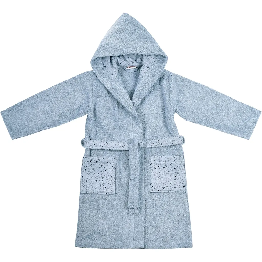 Детский халат для купания Wal с вышивкой, с карманом, пригодный для стирки в машине и сушки в сушильной машине Wörner, Stahlblau
Детский халат для купания Wal с вышивкой, с карманом, пригодный для стирки в машине и сушки в сушильной машине Wörner, Stahlblau