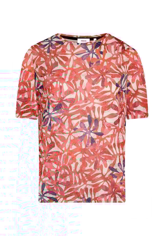 Рубашка с цветами и орнаментом в красно-синих тонах Elanza, мультиколор
Рубашка с цветами и орнаментом в красно-синих тонах Elanza, мультиколор