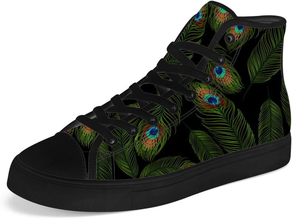 Кеды Chebing Peacock на высокой подошве из ткани, высокие кроссовки на шнуровке, повседневная обувь, подарок для мужчин и женщин, черный/зеленый
Кеды Chebing Peacock на высокой подошве из ткани, высокие кроссовки на шнуровке, повседневная обувь, подарок для мужчин и женщин, черный/зеленый