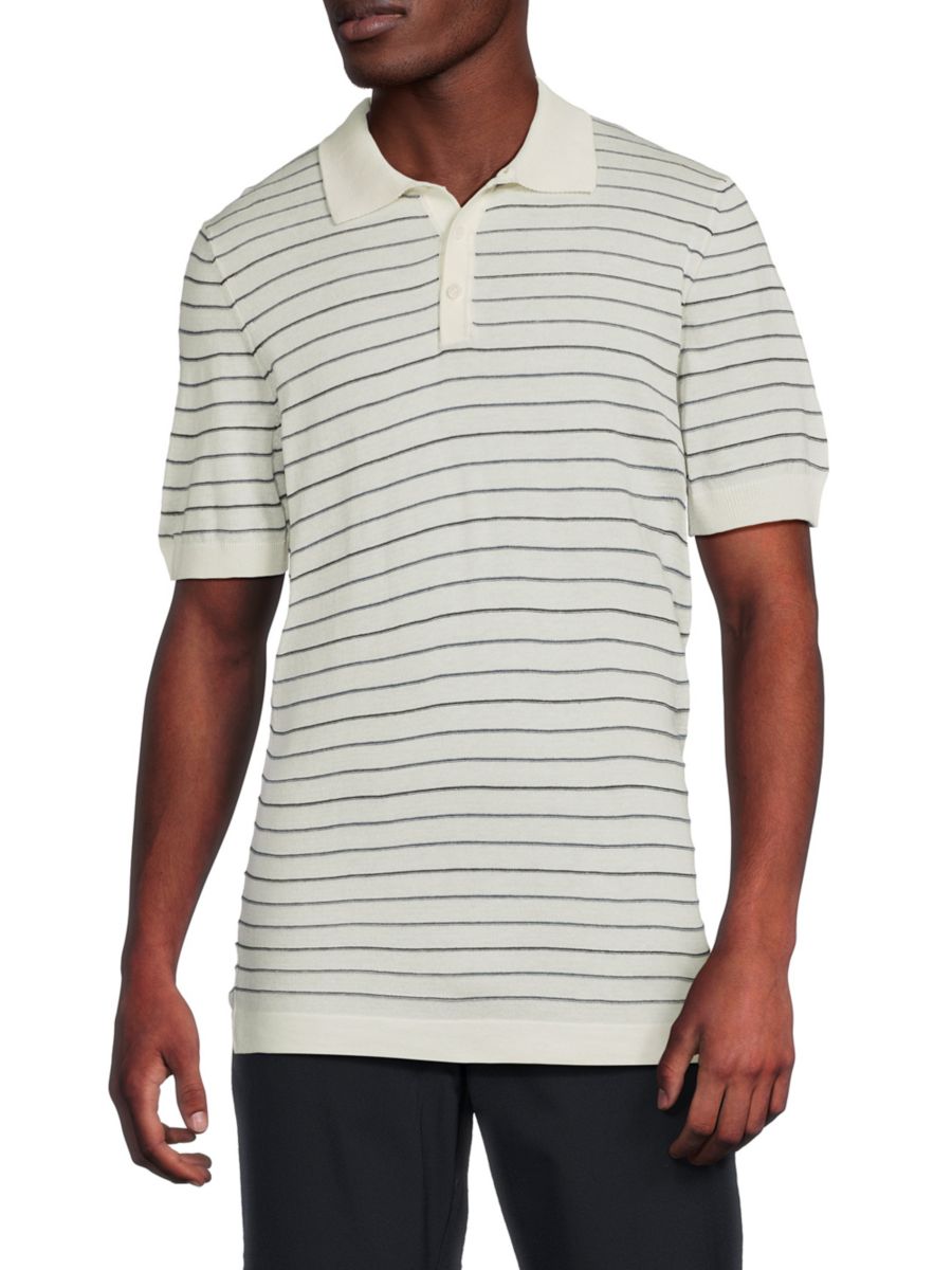 Полосатая трикотажная рубашка-поло American Heritage, цвет Ecru Blue
Полосатая трикотажная рубашка-поло American Heritage, цвет Ecru Blue