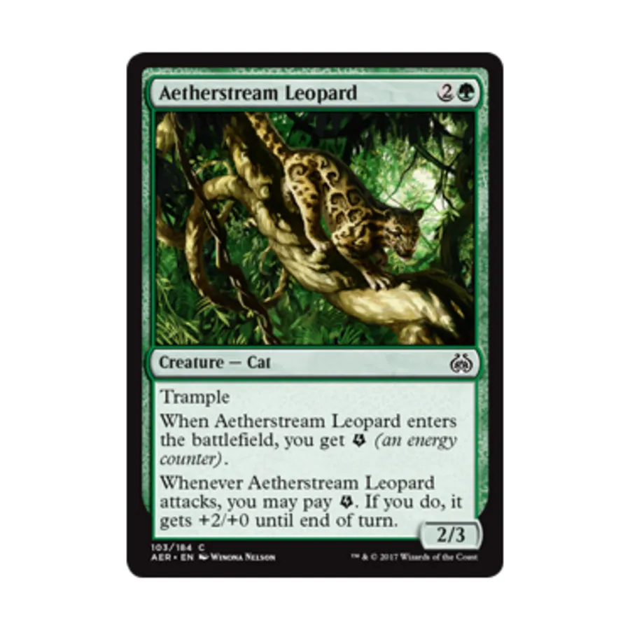 CCG Эфирный леопард (клавиша C), MTG - Aether Revolt
CCG Эфирный леопард (клавиша C), MTG - Aether Revolt