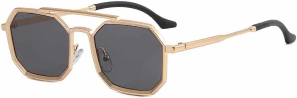 Солнцезащитные очки с защитой UV400 | Металлическая маленькая оправа с двойной перемычкой | Для женщин и мужчин | Для занятий спортом на открытом воздухе и вождения DSVIGF, Gold Gray
Солнцезащитные очки с защитой UV400 | Металлическая маленькая оправа с двойной перемычкой | Для женщин и мужчин | Для занятий спортом на открытом воздухе и вождения DSVIGF, Gold Gray