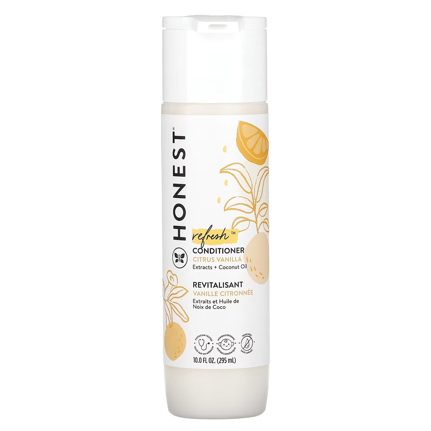 Кондиционер The Honest Company Refresh с цитрусовыми и ванилью, 295 мл
Кондиционер The Honest Company Refresh с цитрусовыми и ванилью, 295 мл