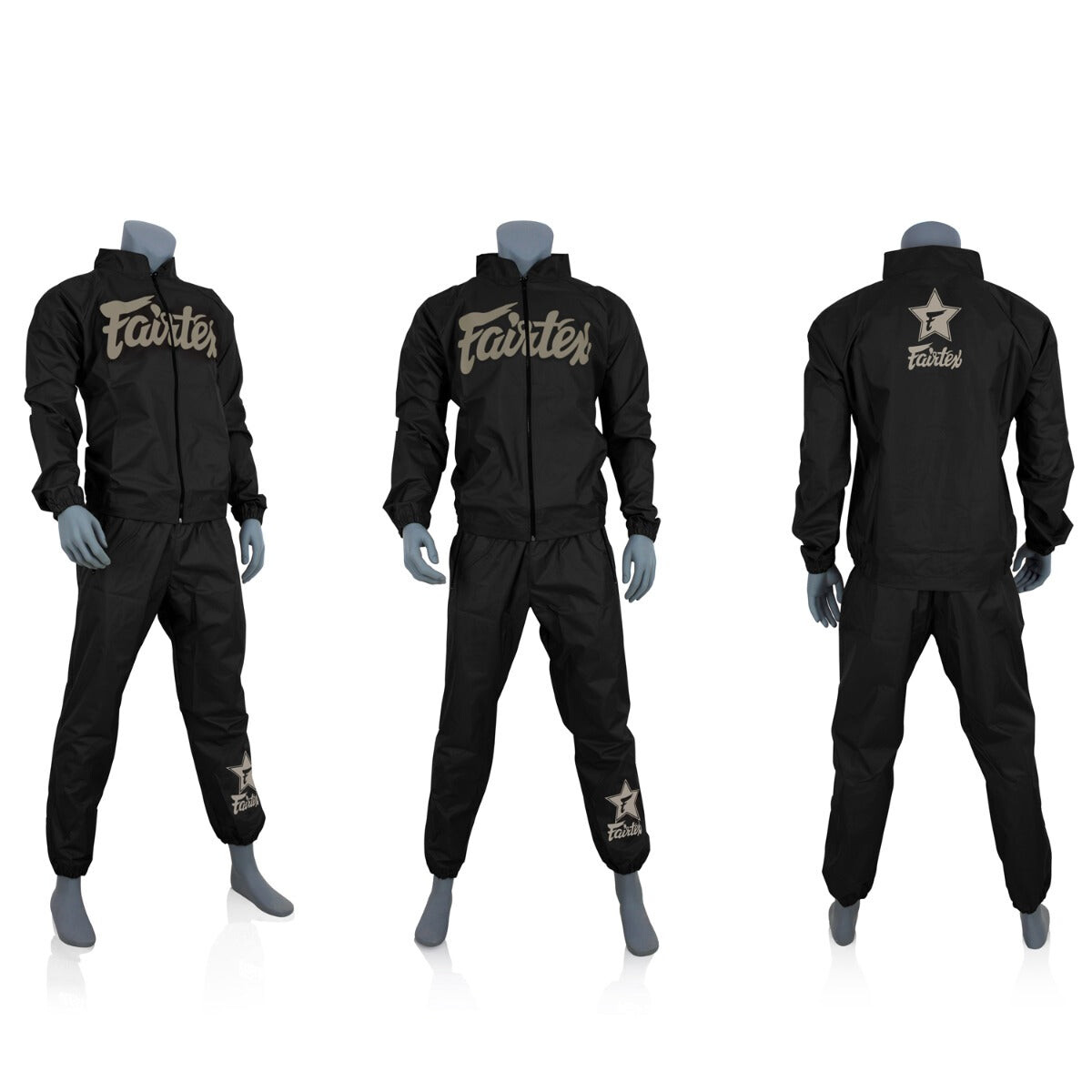 Спортивный костюм Fairtex Vinyl Sweat Suit - VS3, черный/серый
Спортивный костюм Fairtex Vinyl Sweat Suit - VS3, черный/серый