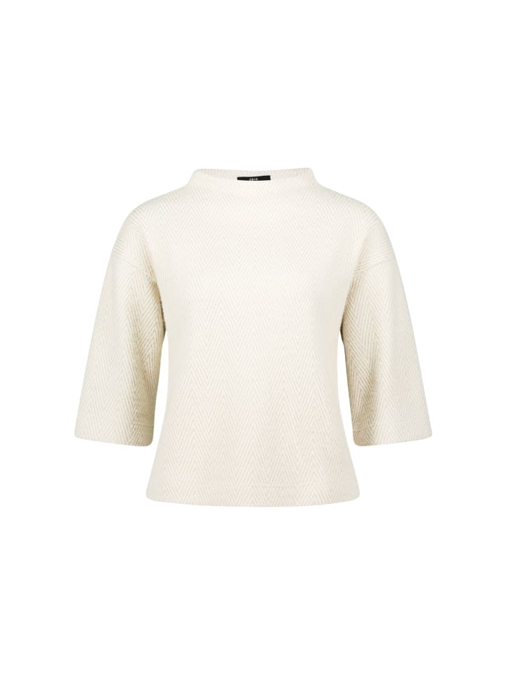 Свитшот с рисунком елочка бежево-кремового цвета Zero
Свитшот с рисунком елочка бежево-кремового цвета Zero