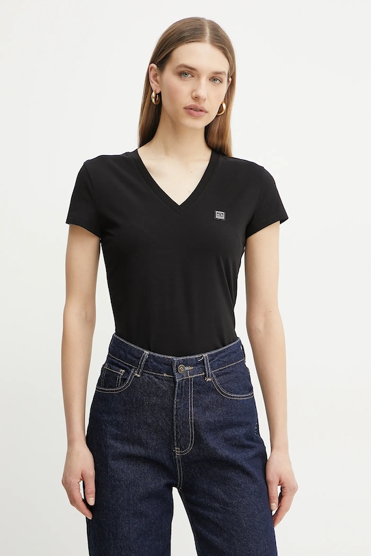 Футболка Armani Exchange, черный 
Футболка Armani Exchange, черный