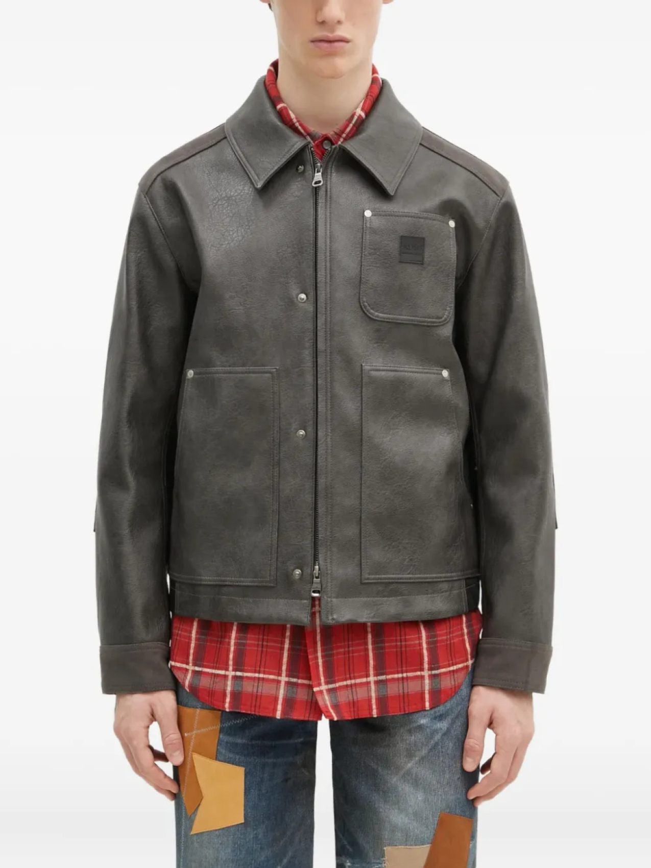 Рабочая куртка Andersson Bell со вставками на молнии, серый 
Рабочая куртка Andersson Bell со вставками на молнии, серый