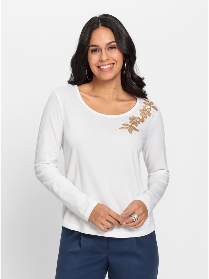 Рубашка с длинными рукавами цвета экрю WITT WEIDEN
Рубашка с длинными рукавами цвета экрю WITT WEIDEN