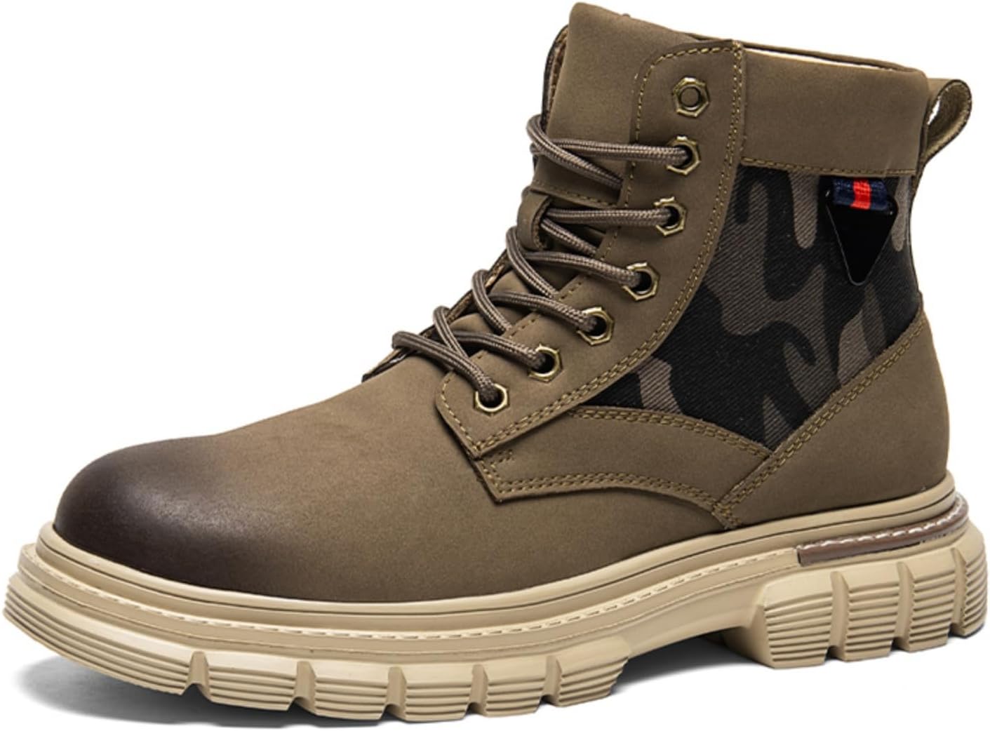 Мужские желтые камуфляжные ботинки с акцентом, стильные ботинки на шнуровке до щиколотки с прочной подошвой Aokisx
Мужские желтые камуфляжные ботинки с акцентом, стильные ботинки на шнуровке до щиколотки с прочной подошвой Aokisx