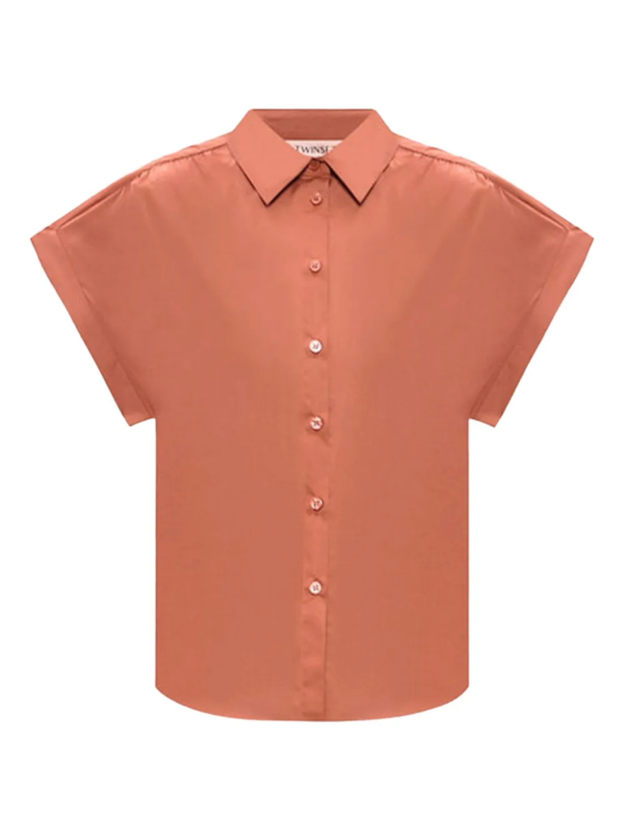 Рубашка TWINSET из поплина с коротким рукавом, оранжевый
Рубашка TWINSET из поплина с коротким рукавом, оранжевый