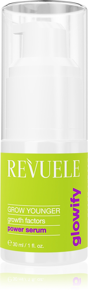 Glowify Grow Young укрепляющая сыворотка для лица Revuele, 30 мл
Glowify Grow Young укрепляющая сыворотка для лица Revuele, 30 мл