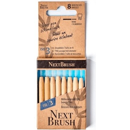 Межзубные щетки Nextbrush Bamboo Iso 3 8 шт.
Межзубные щетки Nextbrush Bamboo Iso 3 8 шт.