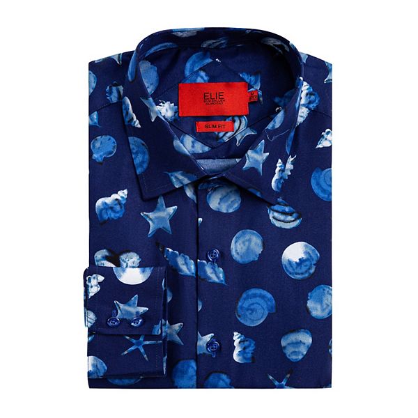 Мальчиковая рубашка slim fit с принтом морской ракушки Elie Balleh, Blue
Мальчиковая рубашка slim fit с принтом морской ракушки Elie Balleh, Blue