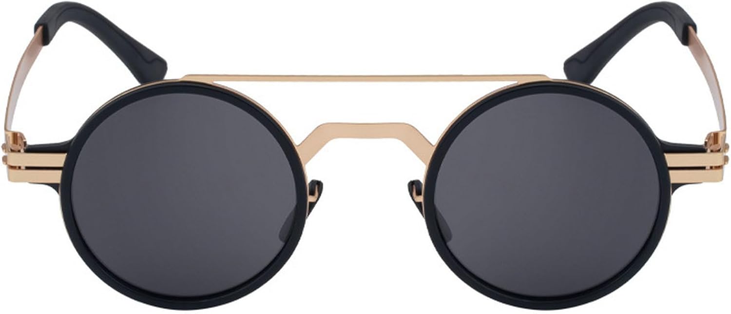 Женские круглые солнцезащитные очки в маленькой металлической оправе, модель 2025, роскошные поляризованные солнцезащитные очки в винтажном стиле с двойным лучом mincl, Gold Black
Женские круглые солнцезащитные очки в маленькой металлической оправе, модель 2025, роскошные поляризованные солнцезащитные очки в винтажном стиле с двойным лучом mincl, Gold Black