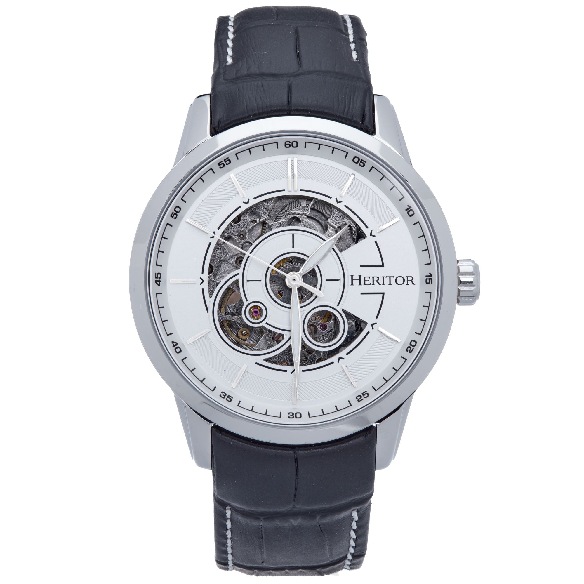 Часы Heritor Automatic Davies Semi-Skeleton с кожаным ремешком - серебристо-белый
Часы Heritor Automatic Davies Semi-Skeleton с кожаным ремешком - серебристо-белый