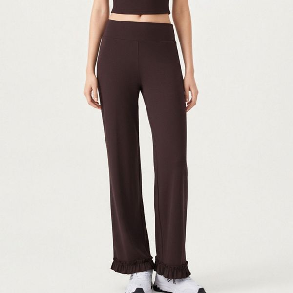 Женские брюки с высокой талией и широкими штанинами, с рюшами по низу Anna-Kaci, Brown
Женские брюки с высокой талией и широкими штанинами, с рюшами по низу Anna-Kaci, Brown