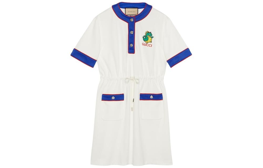 Платье Gucci с короткими рукавами, белый
Платье Gucci с короткими рукавами, белый