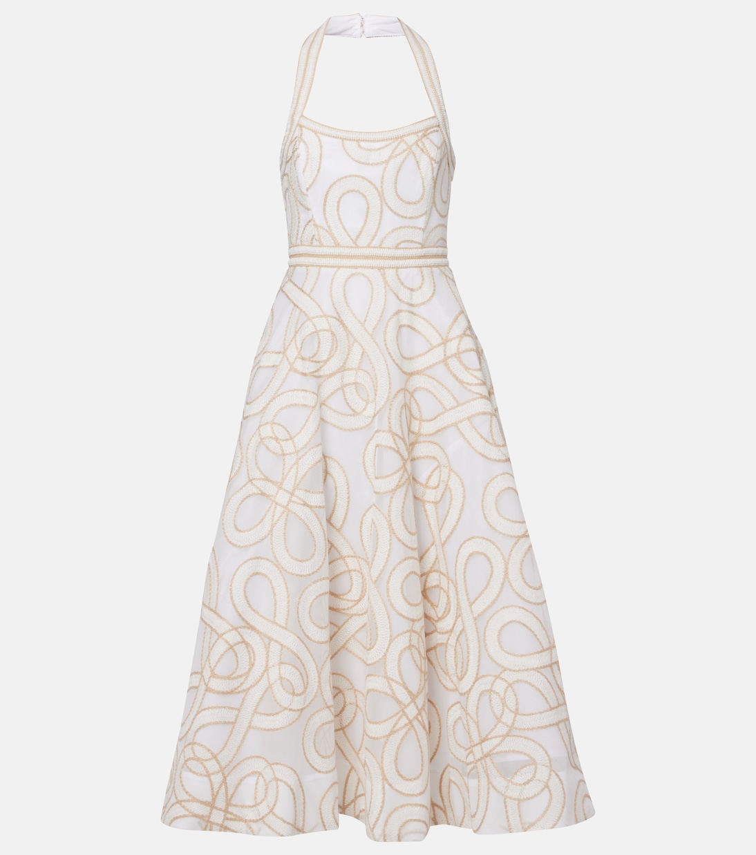 Вышитое платье-миди с запахом Irena Rebecca Vallance, кремовый
Вышитое платье-миди с запахом Irena Rebecca Vallance, кремовый