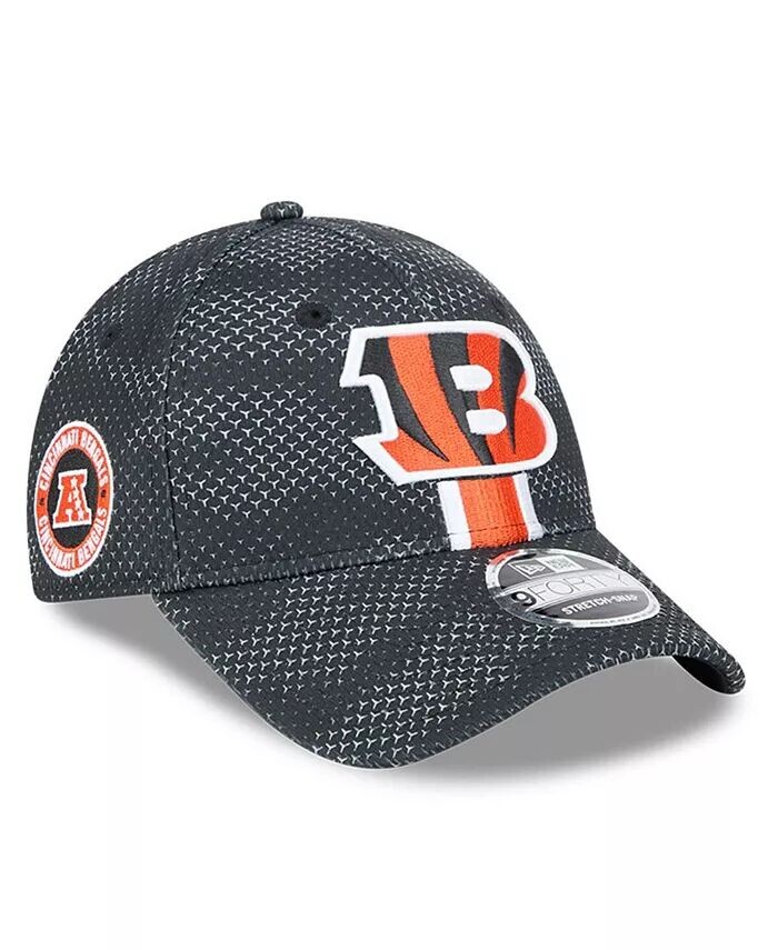 Мужская черная кепка с эластичными кнопками Cincinnati Bengals 2024 Sideline 9FORTY New Era, черный
Мужская черная кепка с эластичными кнопками Cincinnati Bengals 2024 Sideline 9FORTY New Era, черный