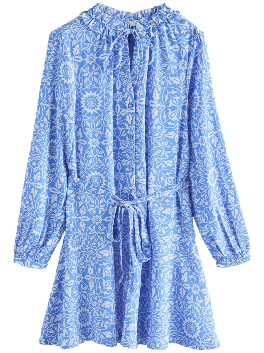 Платье-рубашка Next, синий деним
Платье-рубашка Next, синий деним