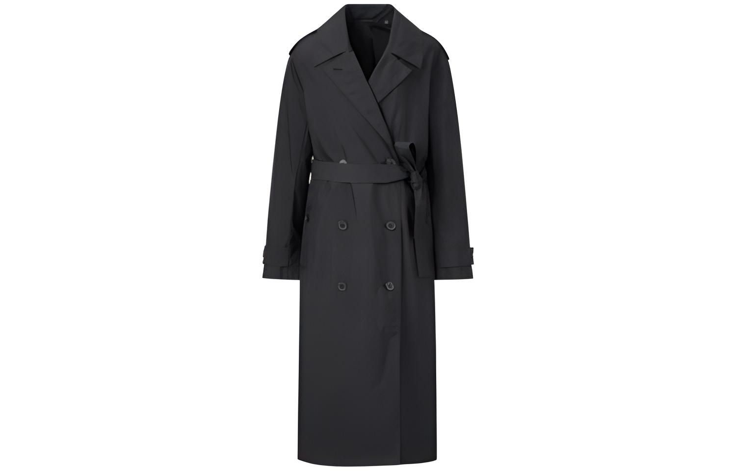 UNIQLO Тренч унисекс черный, Black
UNIQLO Тренч унисекс черный, Black